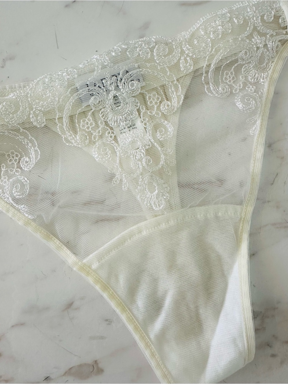La Perla Glamour Lace Thong Panties Size Small